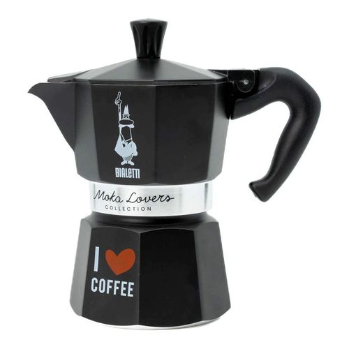 Cafetière Italienne Moka Express 3 Tasses E En Aluminium Noir