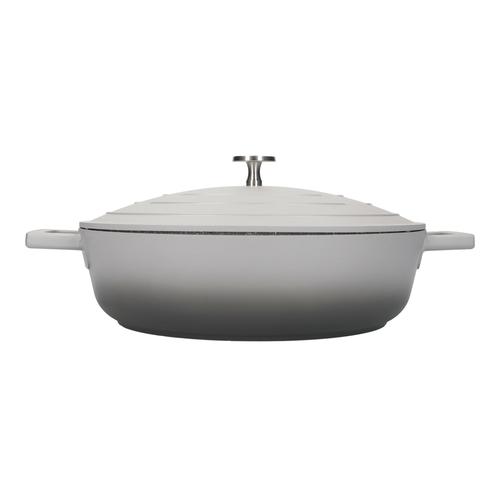 Cocotte 4l En Fonte D'aluminium Gris 37 X 29 X 13