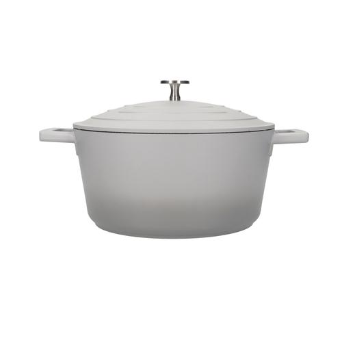 Cocotte 4l En Fonte D'aluminium Gris 33 X 24.8 X 17.5