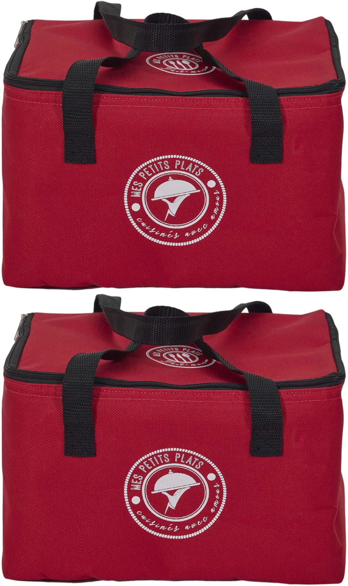 Lunch Bag Fraicheur 2.6 Litres (Lot De 2) Rouge