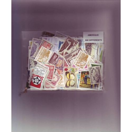 Amerique - Tous Pays - Lot De 500 Timbres Differents