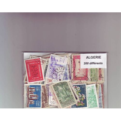 Algerie - Lot De 200 Timbres Differents