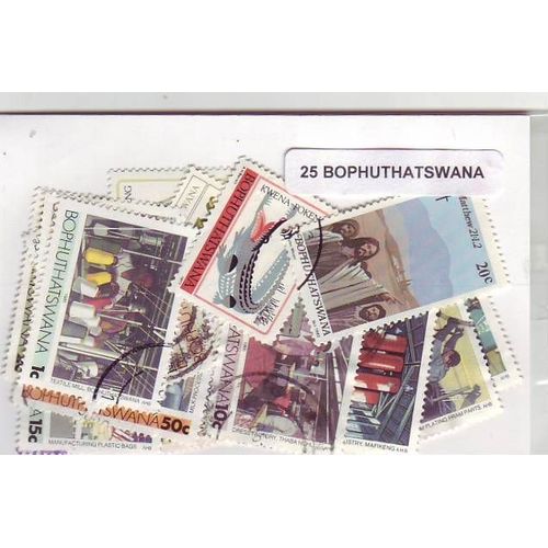 Bophuthatswana - Lot De 25 Timbres Differents