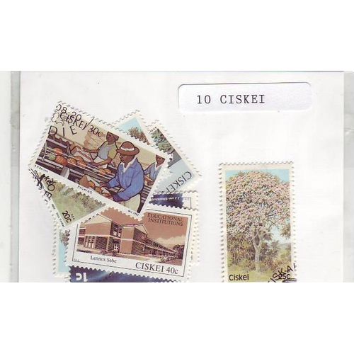 Ciskei - Lot De 10 Timbres Differents