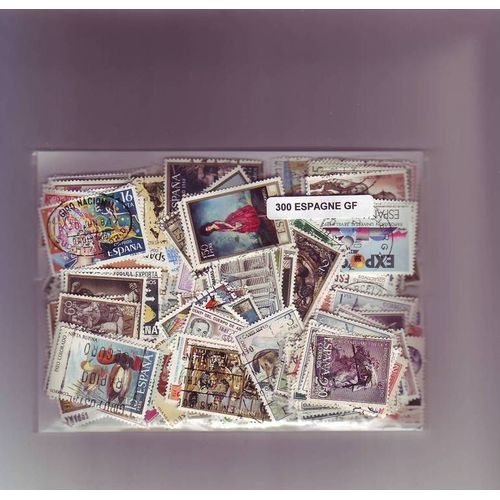 Espagne Grands Formats - Lot De 300 Timbres Differents