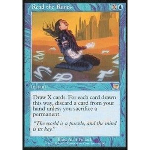 Read The Runes Magic The Gathering  Rare Vo