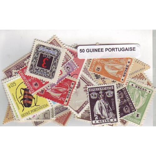 Guinee Portugaise - Lot De 50 Timbres Differents