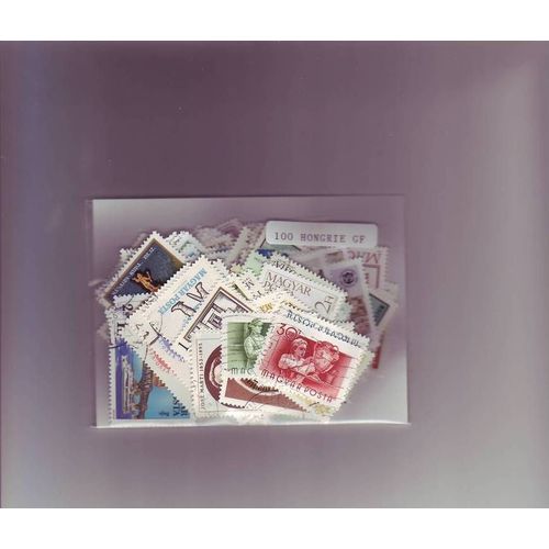 Hongrie Grands Formats - Lot De 100 Timbres Differents