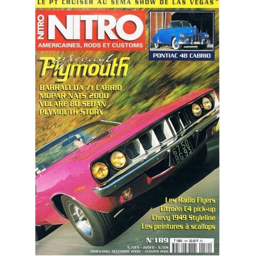 Nitro Américaines, Rods Et Customs  N° 189 : Spécial Plymouth