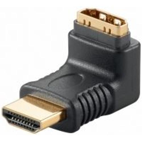 ADAPTATEUR HDMI coudé femelle / hdmi mâle