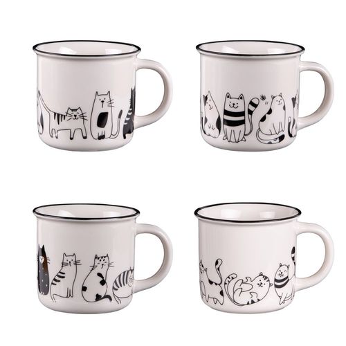 Coffret 4 Mugs 35 Cl Friends