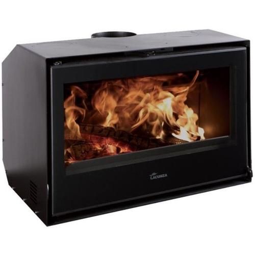 Lacunza - Insert à bois 10kw noir silver800