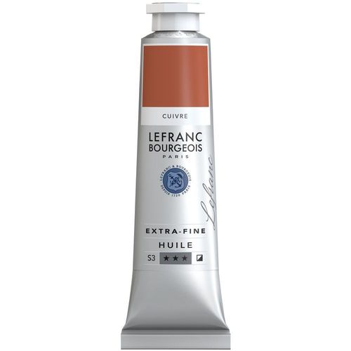 Peinture À L'huile - Extra-Fine - Cuivre - 707 - Lefranc Bourgeois - 40ml