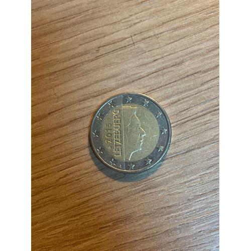 Pièce Rare 2 Euros Rare Luxembourg,2015