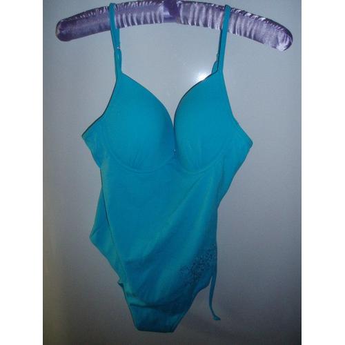 Maillot De Bain Millesia  Bleu Hawaï  1 Pièce, Fr90