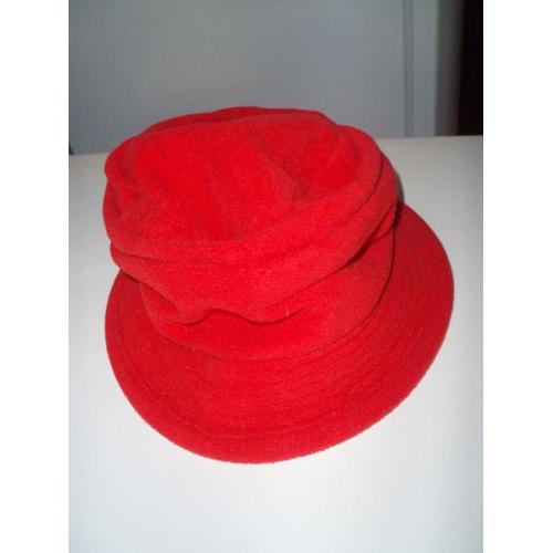 Chapeau Polaire - Rouge - Plissé