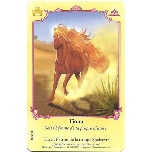 Bella Sara Familles Royales Fiona 18/55