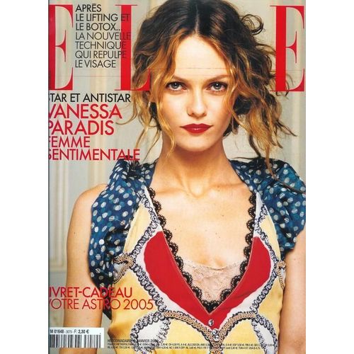 Elle N° 3079 : Vanessa Paradis (6p) Brad Pitt Jennifer Aniston (2p) Angelina Jolie (4p) Hélène De Fougerolles (1p)  N° 3079