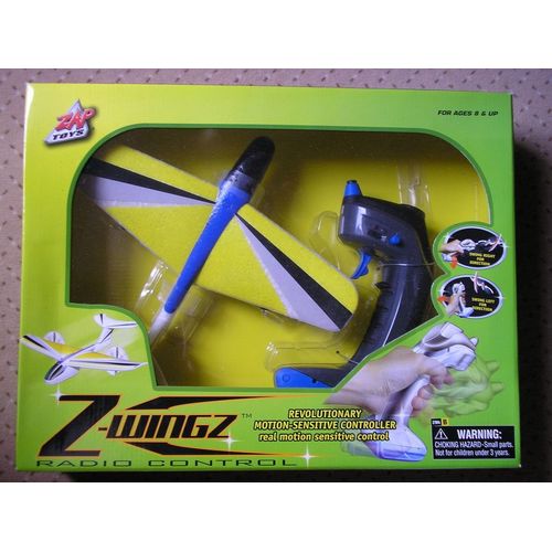 Avion Z Wings Radio Control Jaune Et Bleu - Zap Toys