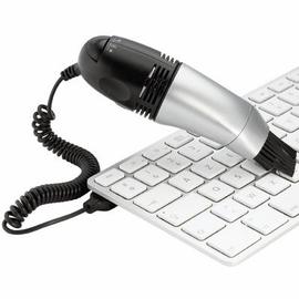 Mini Aspirateur USB PC MAC - Brosse de nettoyage clavier - Noir