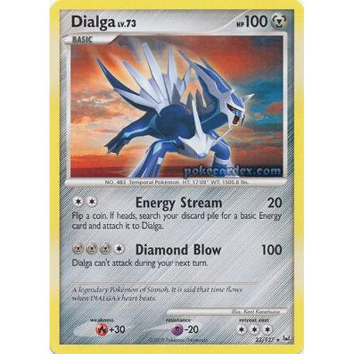 Dialga Niv.73 Avec 100pv 23/127 Platine Vf