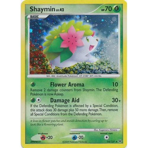 Shaymin Niv.42 Holo 70pv 14/127 Platine Vf