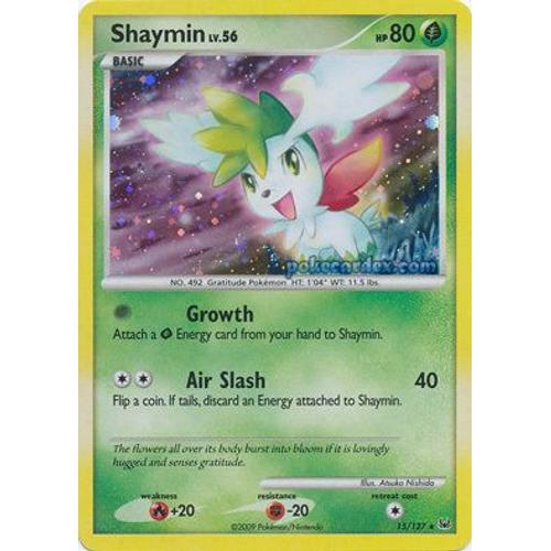 Shaymin Niv.56 Holo 80 Pv 15/127  Platine Vf