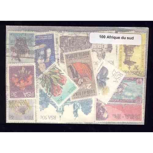 Afrique Du Sud - Lot De 100 Timbres Differents