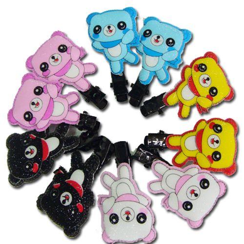 Lot De Barrette Pince Kawaii Anime 5 Couleurs N 3