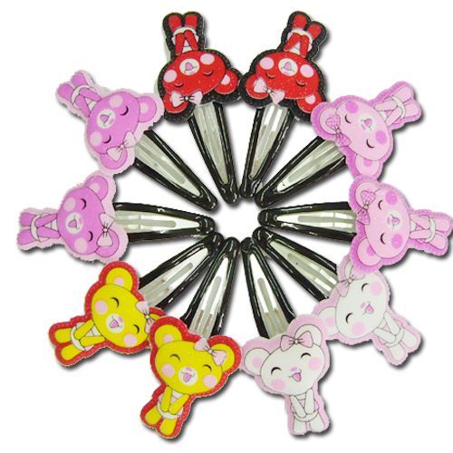 Lot De Barrette Pince Kawaii Anime 5 Couleurs N 6