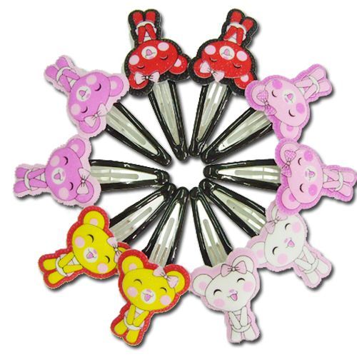 Lot De Barrette Pince Kawaii Anime 5 Couleurs N 6