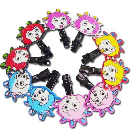 Lot De Barrette Pince Kawaii Anime 5 Couleurs N 8