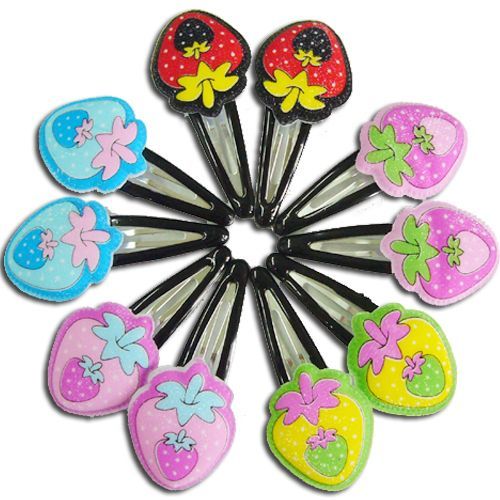 Lot De Barrette Pince Kawaii Anime 5 Couleurs Différents  N 11