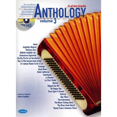 Accordeon Anthology Vol 3 (+ 1 Cd) - Carisch