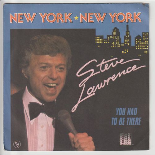 Steve Lawrence, New York New York, You Had To Be There, Vinyl, 45 Tours