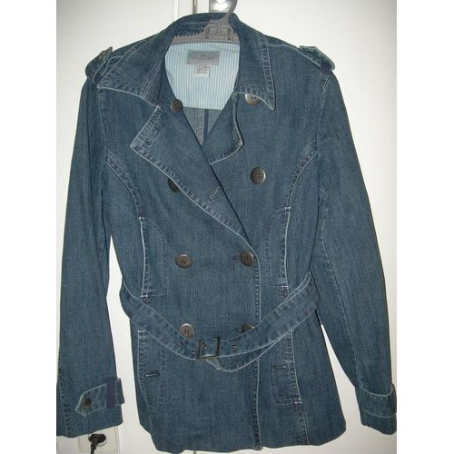 Veste Cyrillus En Jean Style Saharienne Taille 42