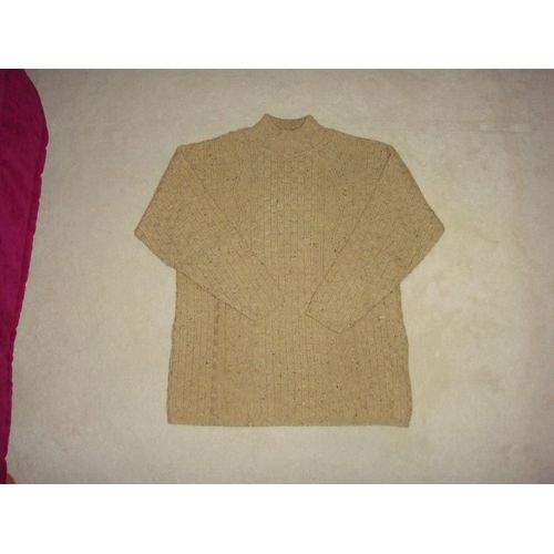 Pull Fille Jaune Moutarde Coudémail - 12 Ans