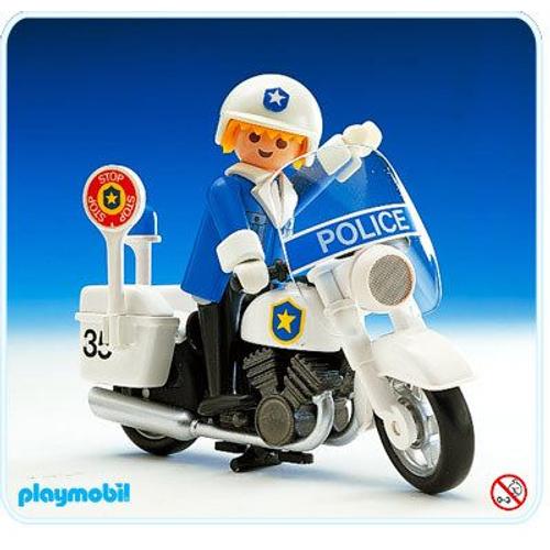 Playmobil 3564 - Policier / Moto