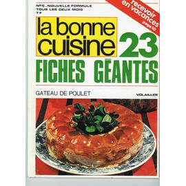 Bonne Cuisine Fiches Geantes - Meilleures offres neuf et