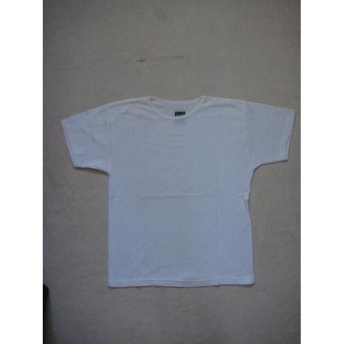T-Shirt Blanc Cotelé Ubak - 12 Ans