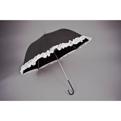 Parapluie Ombrelle  Noire Mod?Le Lolita Japonais Dentelle Blanche Cosplay D?Guisement Costume