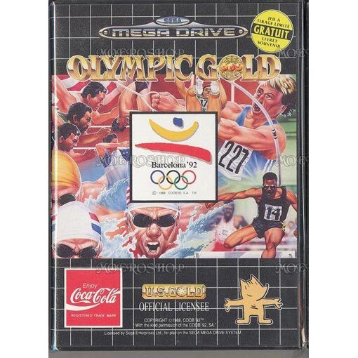 Jeu Vidéo Olympic Gold Sur MegaDrive / Genesis - Version PAL Française, Bon état (manque Livret)