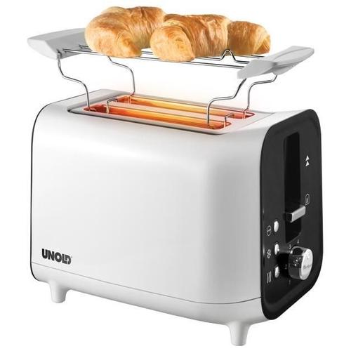 unold grille pain a double fente 38410 toaster shine 800w