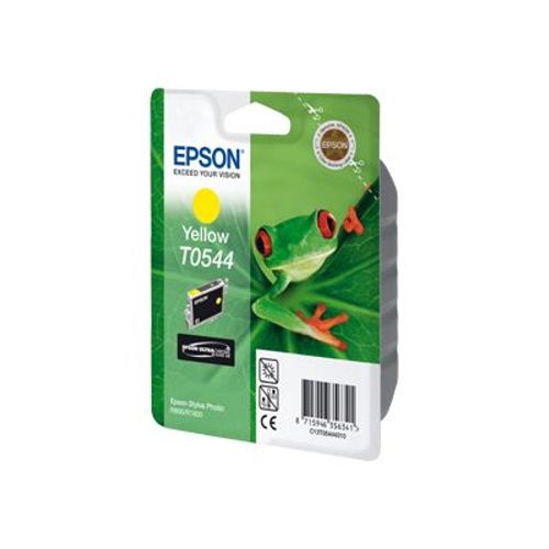 Epson T0544 - 13 ml - jaune - original - blister - cartouche d'encre - pour Stylus Photo R1800, R800