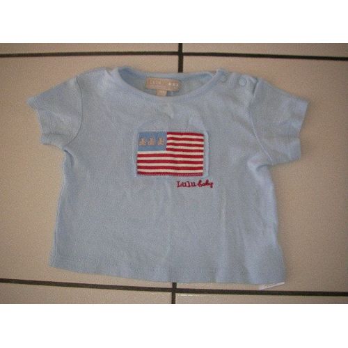 T-Shirt Lulu Castagnette Bleu Taille 18 Mois