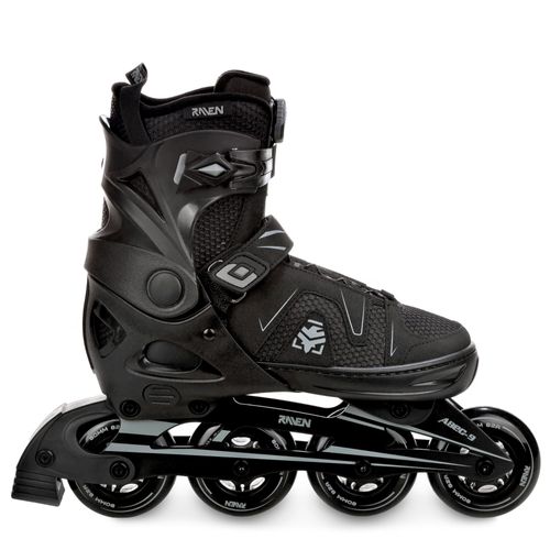 Roller En Ligne Pulse Pro Du 37 Au 40 Adulte Enfant Mixte Taille Ajustable Noir Raven