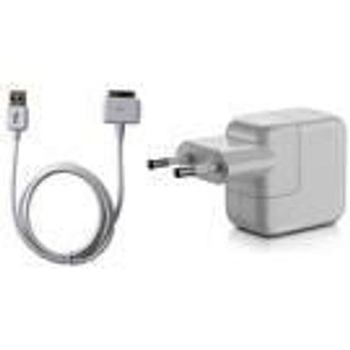 AC DIFU 0012 - Pack Chargeur Secteur + Cable USB pour iPod Nano - iPhone