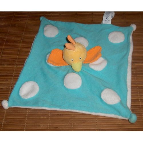 Doudou Oiseau Coq Obaibi Poule Poussin Bleu Okaidi
