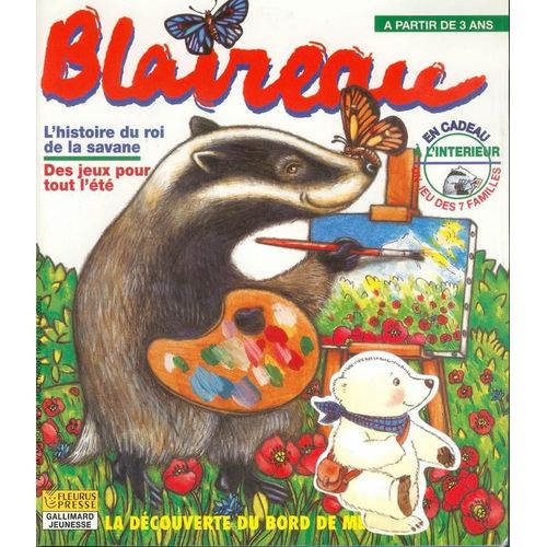 Blaireau  N° 98 : La Decouverte Du Bord De Mer Et L'histoire Du Roi De La Savane