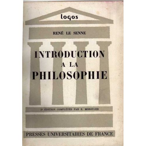 Introduction A La Philosophie